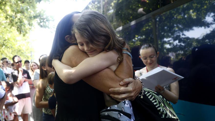 53 niños ucranianos llegan para pasar el verano en familias de acogida