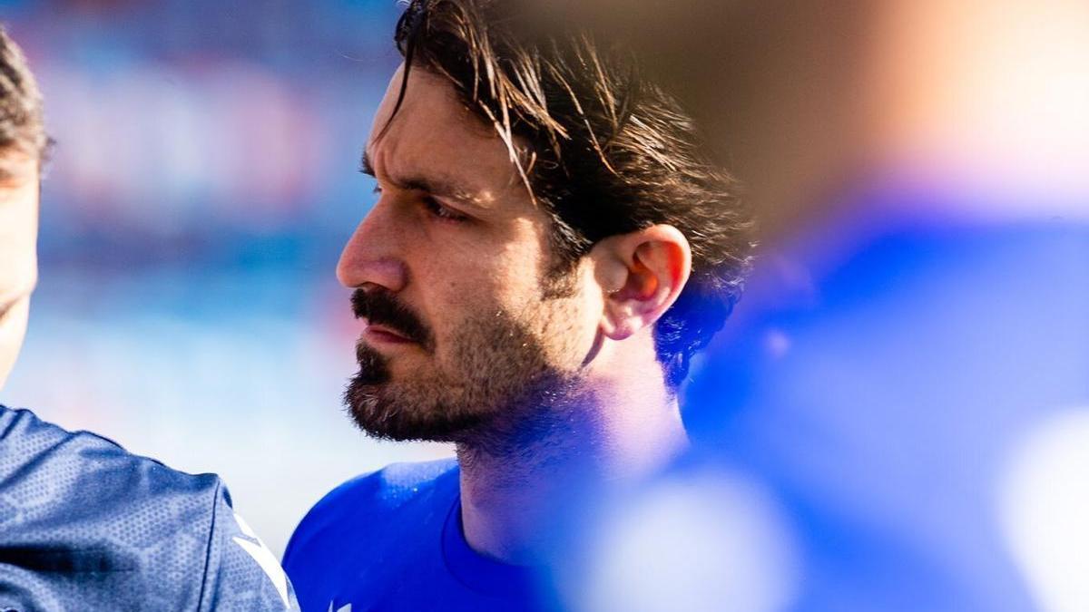 José Campaña, durante un entrenamiento.