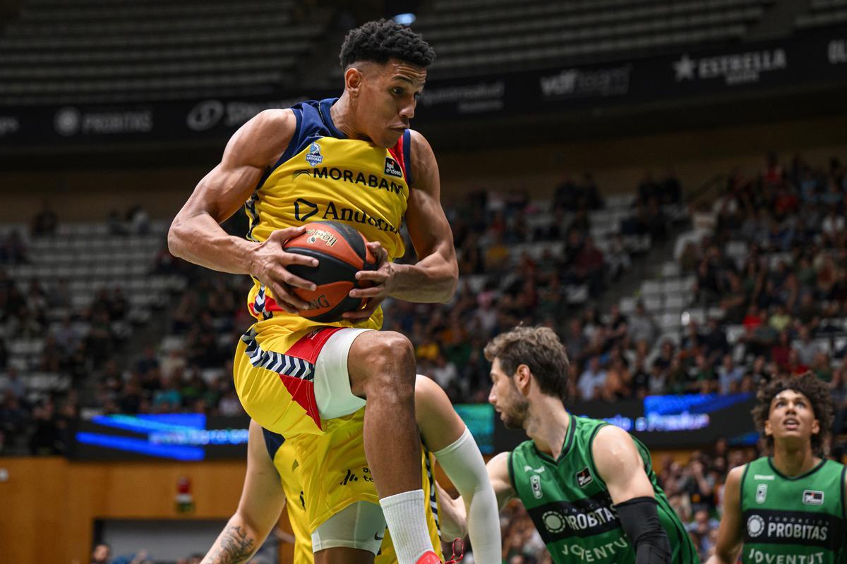 Carter, en un partido ante el Joventut Badalona