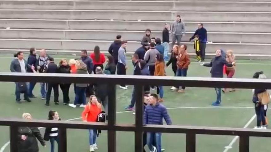 Pelea de padres en un partido de querubines entre el Paterna y el Torrent