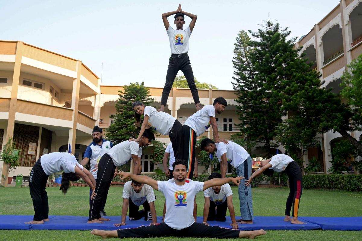 Día Internacional del Yoga en la India