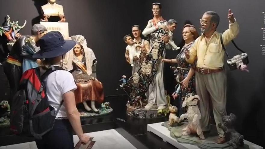 Seis meses después, los ninots afectados siguen sin reparar en el Museo de Hogueras.