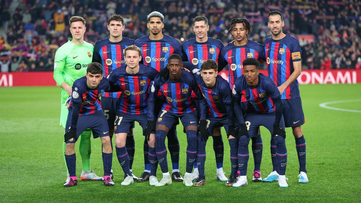 El once de gala del Barça, antes del partido de Copa contra la Real Sociedad