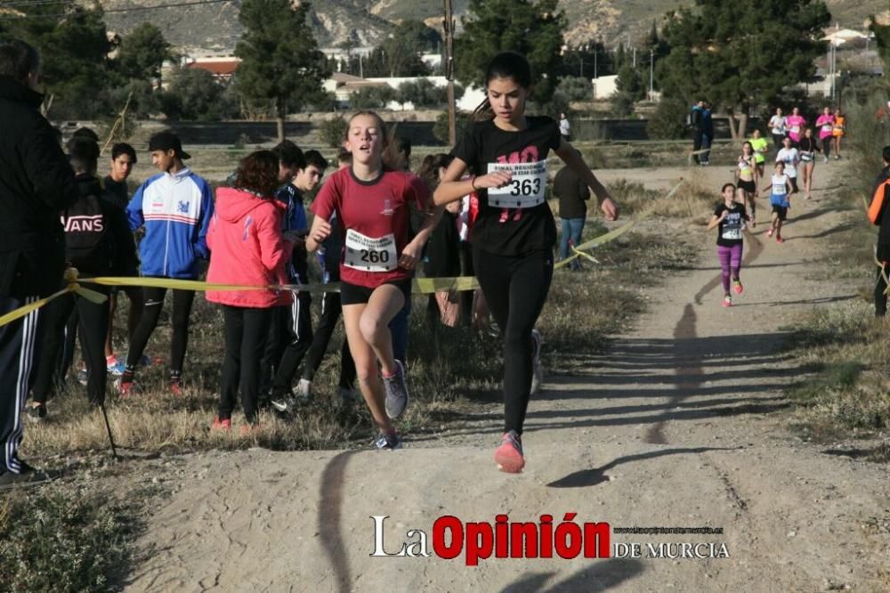 Final regional de campo a través infantil