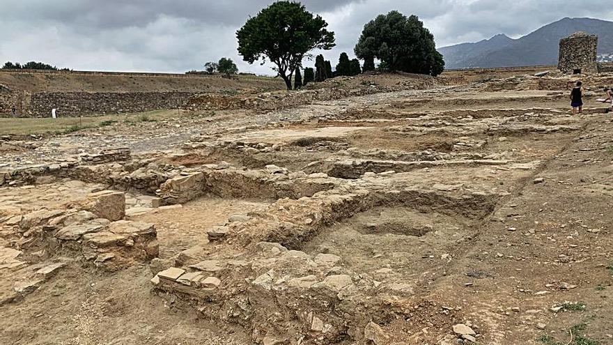 La zona que s’ha descobert consta de 900 metres quadrats. | AJUNTAMENT DE ROSES