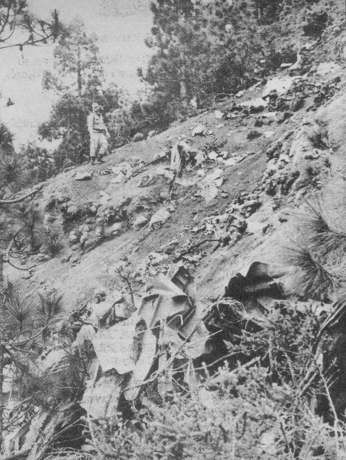 Imagen de archivo de la zona del accidente aéreo de 1980 en Tenerife.