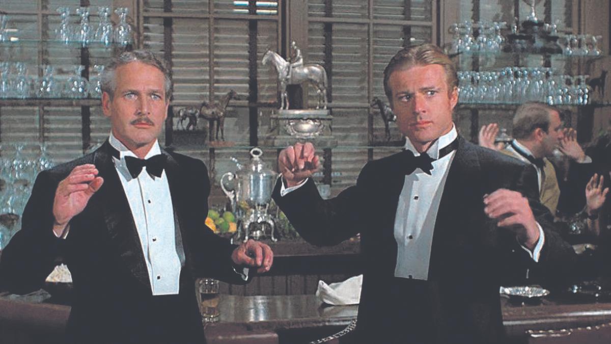 Paul Newman y Robert Redford en 'El Golpe' (1973), dirigida por George Roy Hill.