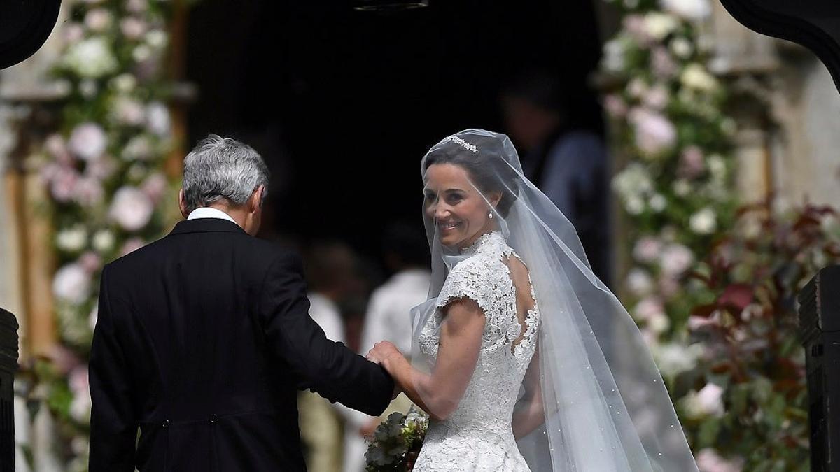Así ha sido el espectacular vestido de novia de Pippa Middleton