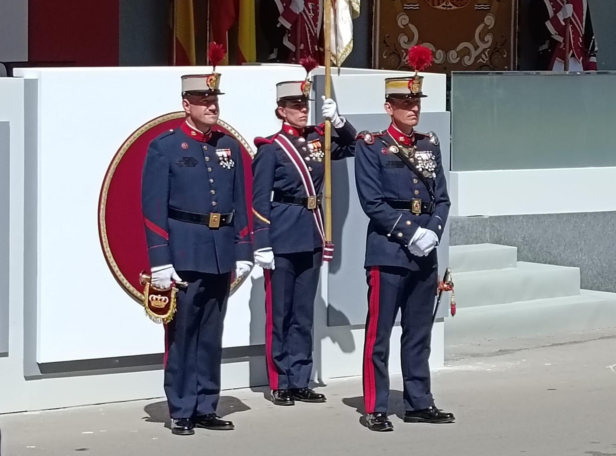 EN IMÁGENES | Así ha sido el desfile de las Fuerzas Armadas en Huesca