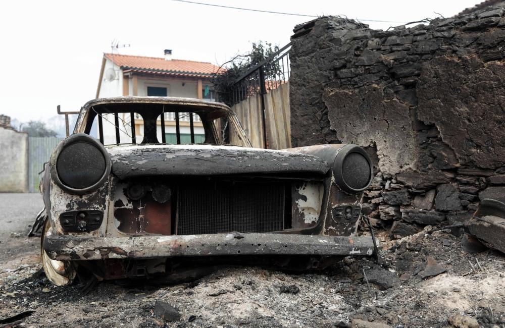 Incendio de grandes dimensiones en Portugal