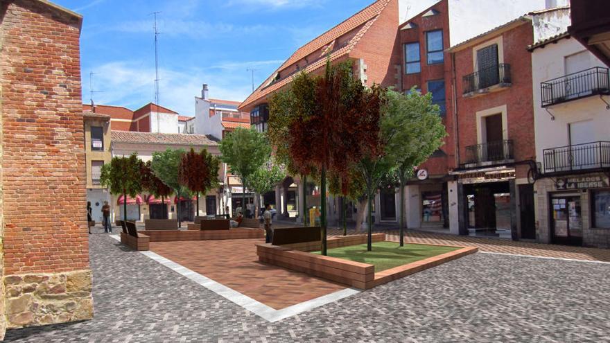 Imagen infográfica del proyecto de urbanización en García Muñoz y Santa María.