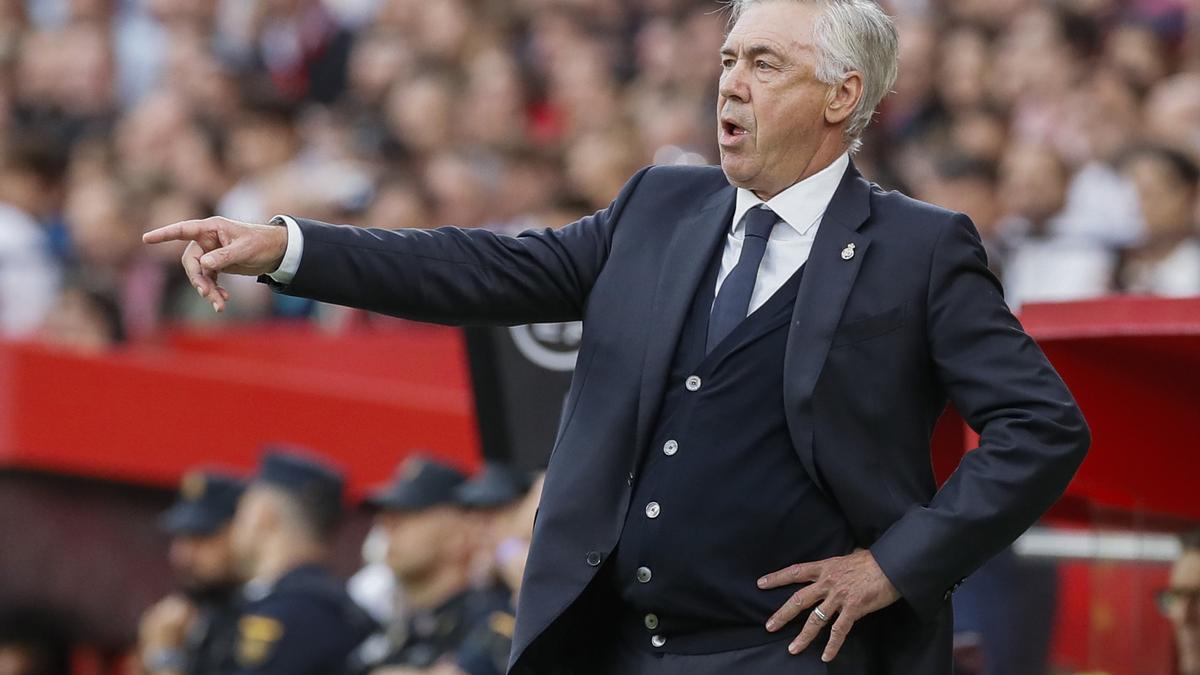 Ancelotti tira de ironía para eludir la polémica: "El árbitro ha acertado en todo".