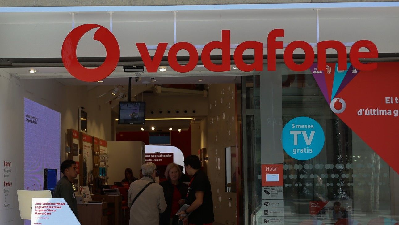Una tienda de Vodafone en Barcelona