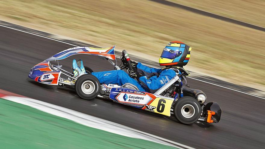 Ismael Fuentes destaca en el Campeonato de Andalucía de Karting