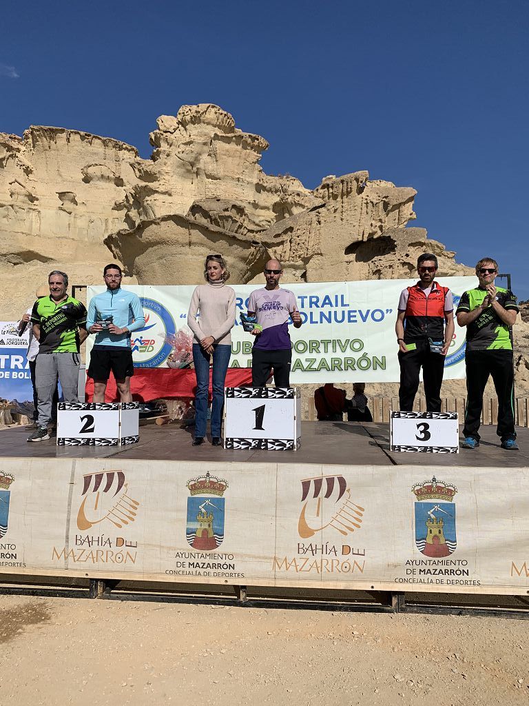 Todas las imágenes del cross por las calas de Bolnuevo, en Mazarrón