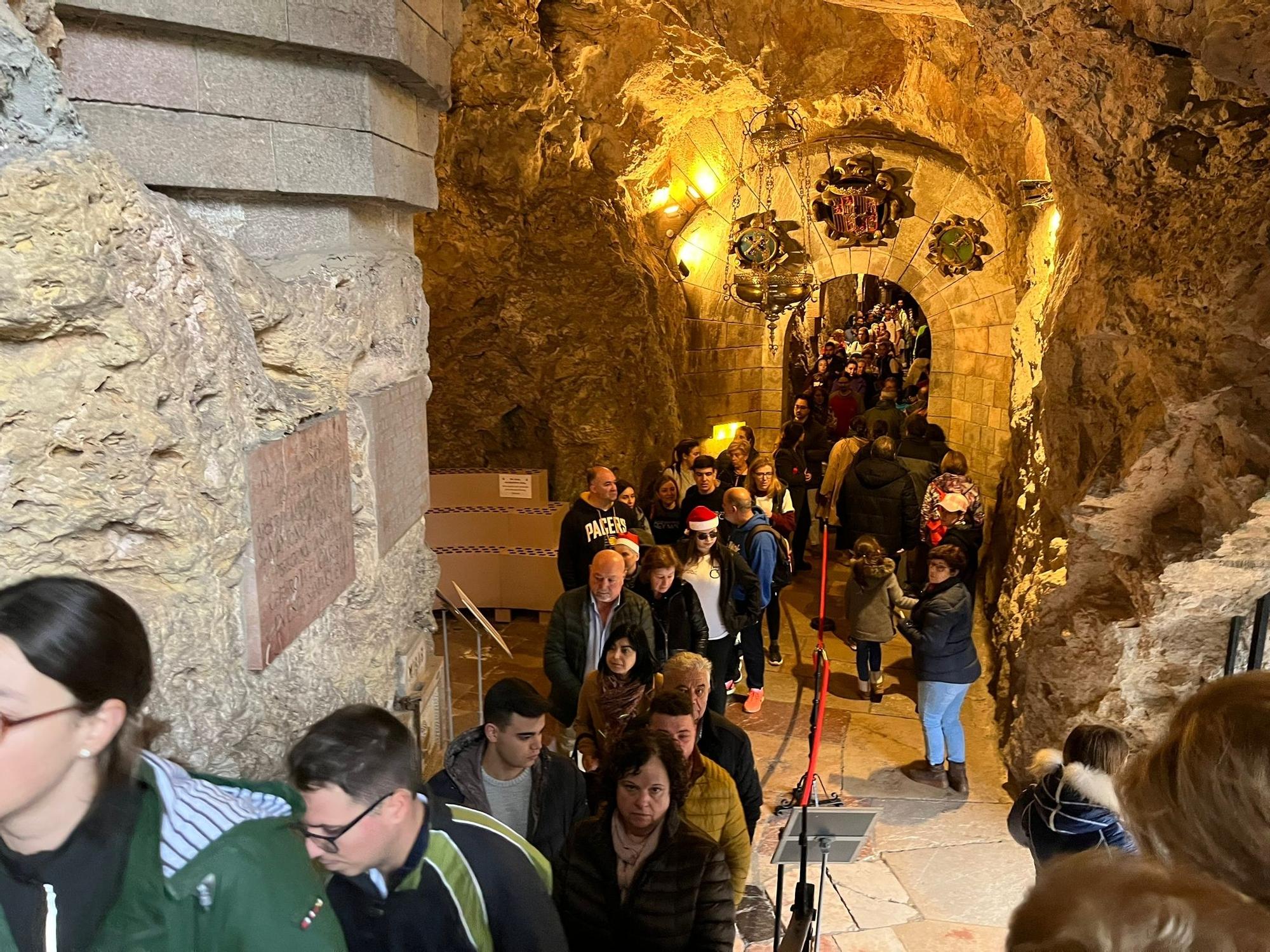 Covadonga, lleno por Navidad