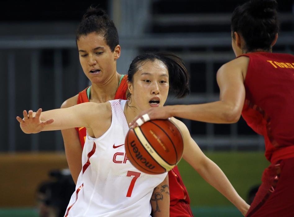 El China - España de baloncesto femenino, en fotos.