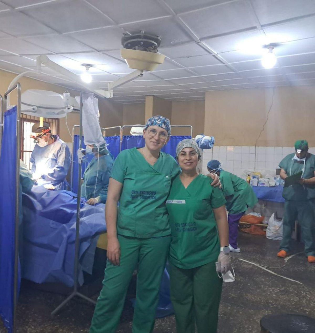 El equipo de la campaña de Cirujanos en Acción, con personal del hospital Bishop Murray. | FdV