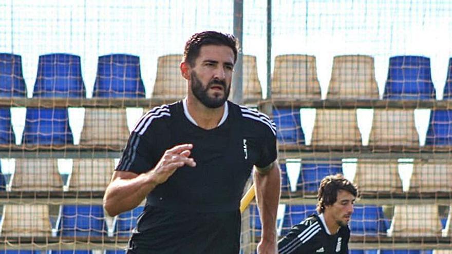 Raúl Navas durante esta pretemporada. | PRENSA FC CARTAGENA