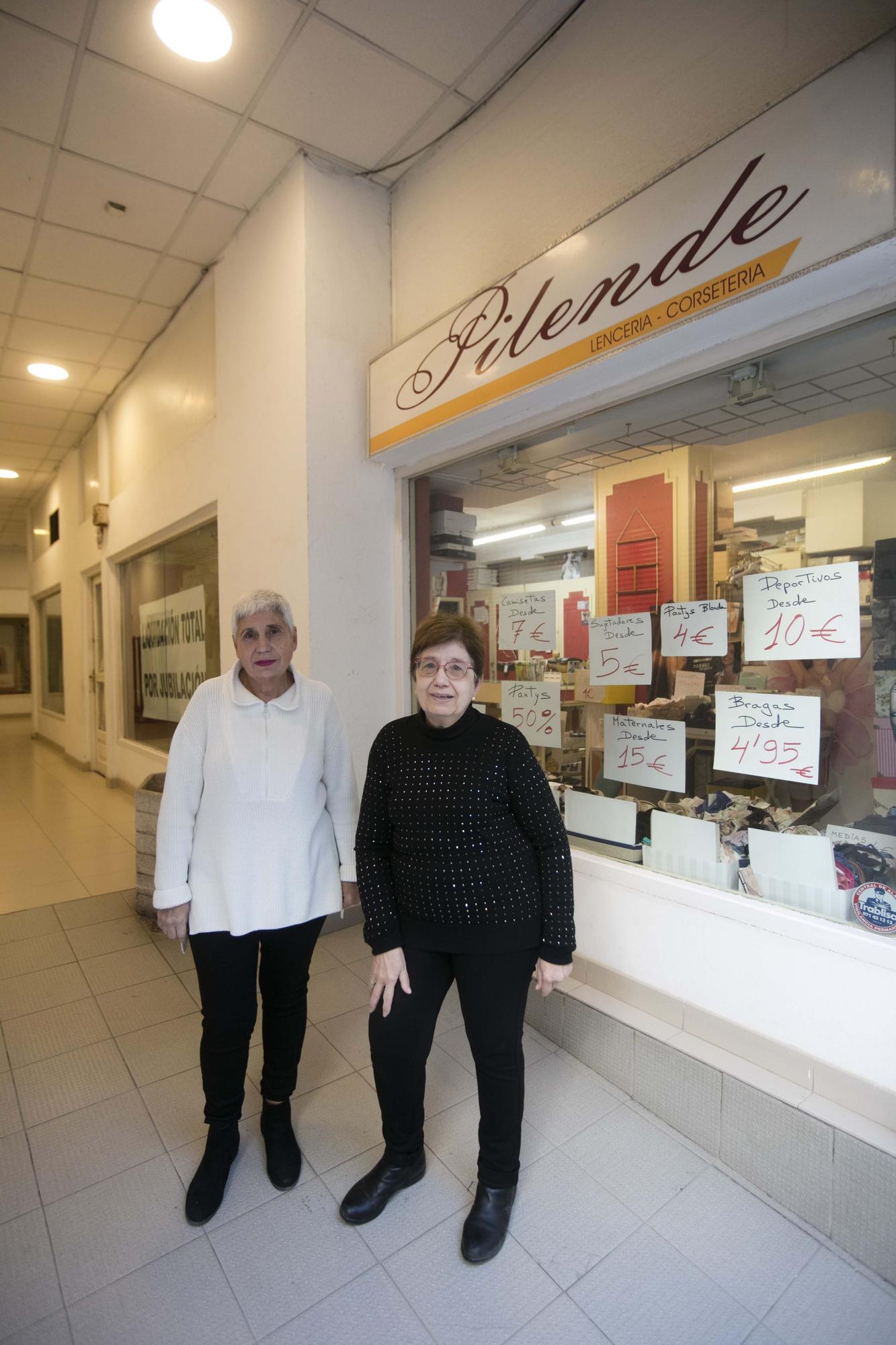 Galería de imágenes del cierre de la corsetería 'Pilende'