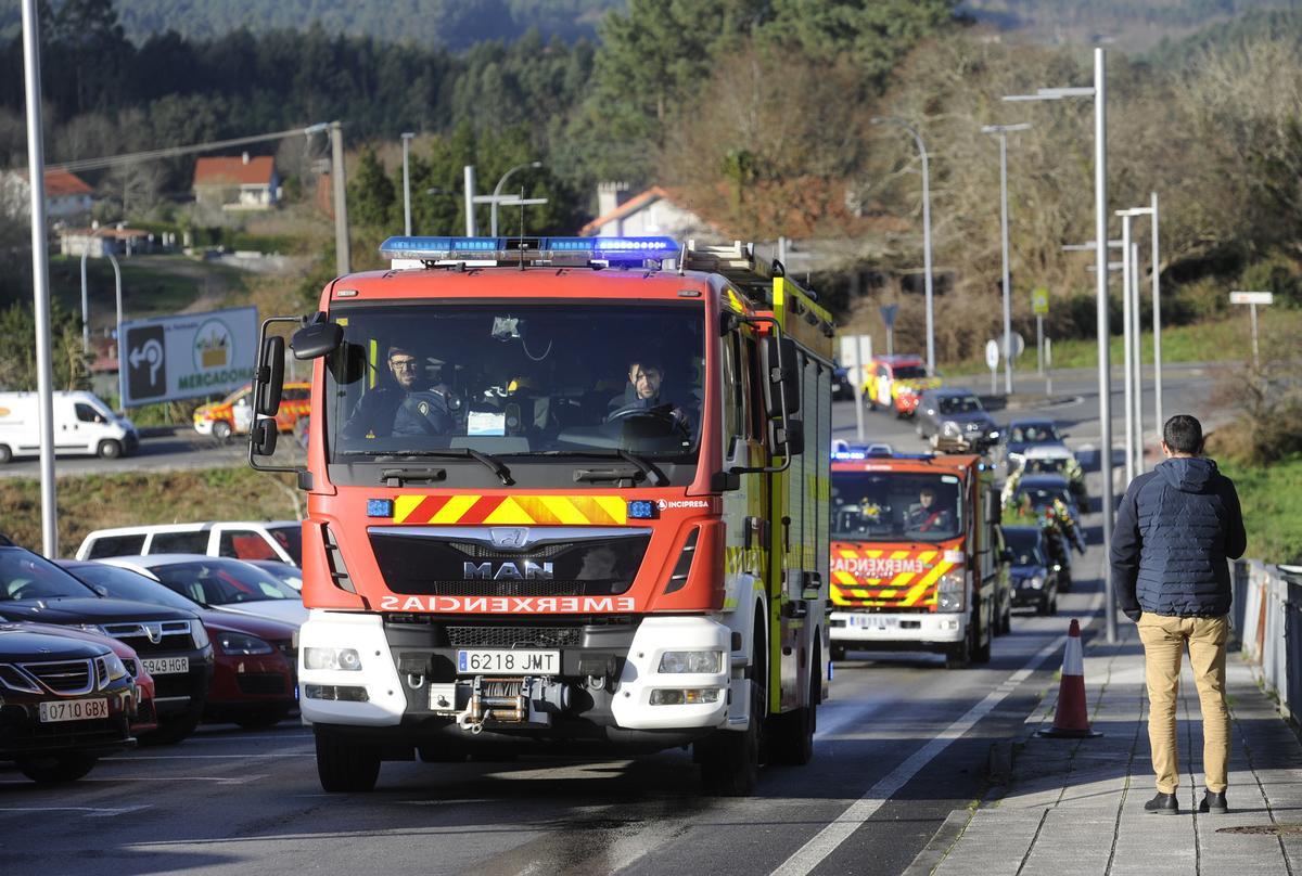 El último adiós al bombero Manuel Silva Cordo