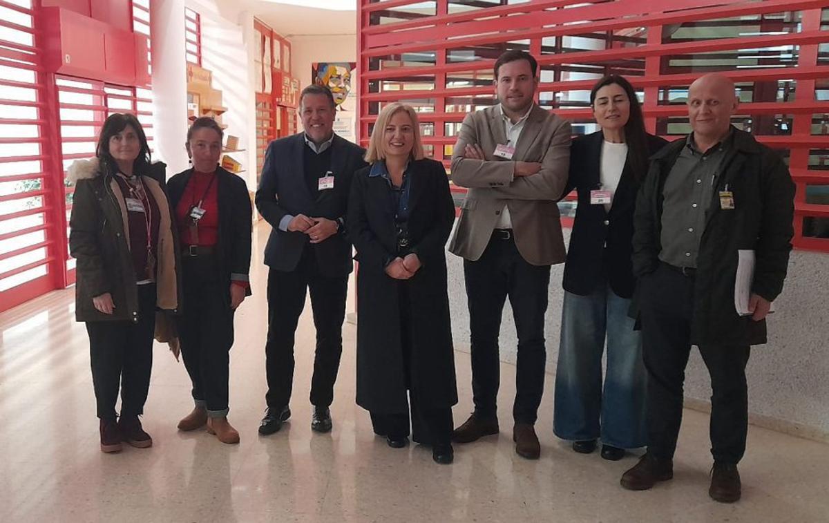 Visita al centro penitenciario ayer. | FDV