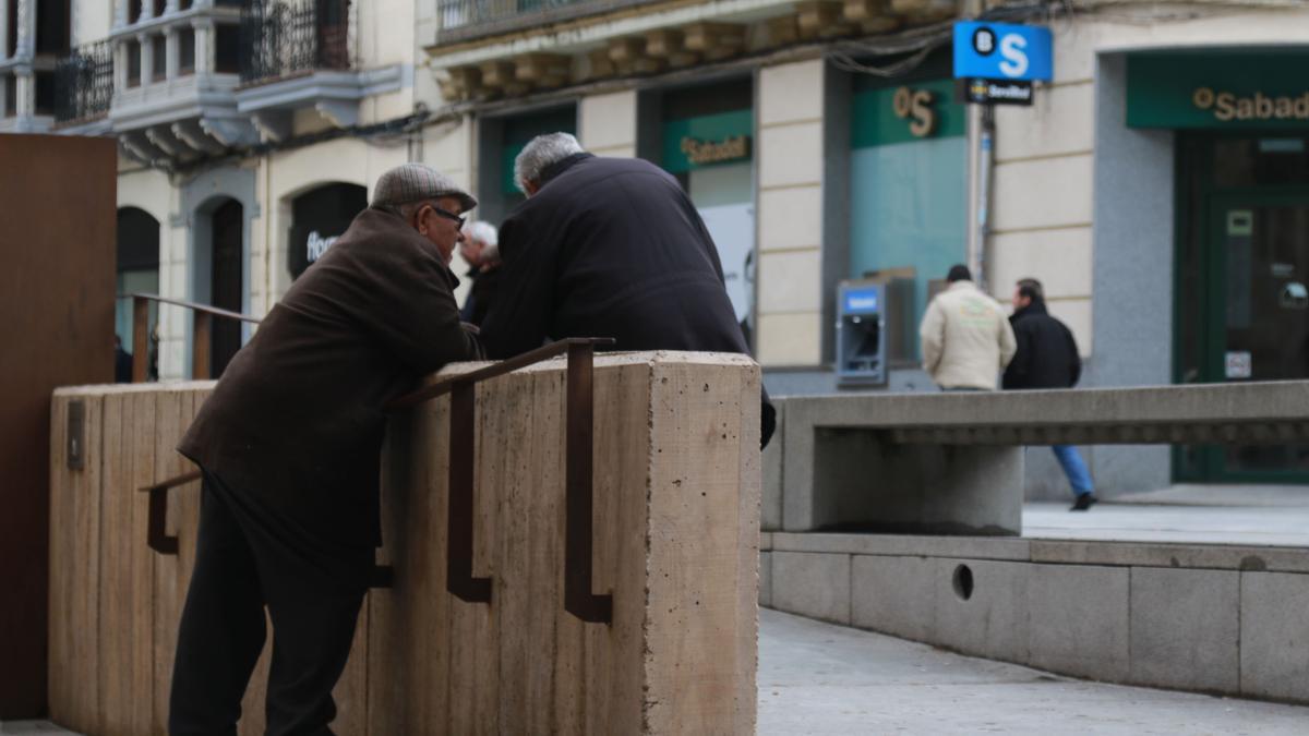 Personas mayores en Zamora.