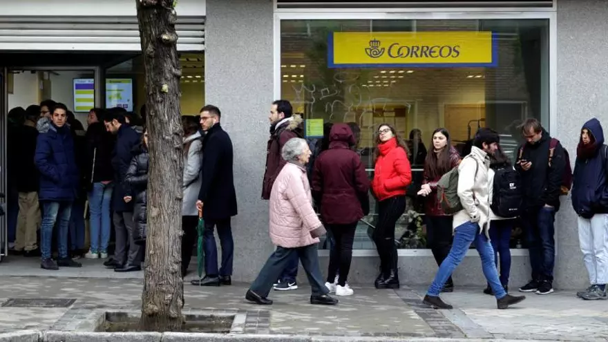 Correos recibió sólo el miércoles 250.000 votos