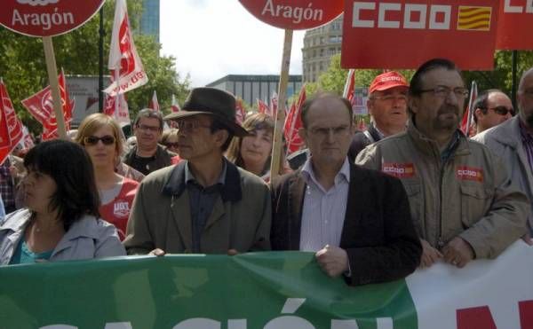 Manifestación contra los recortes en Zaragoza