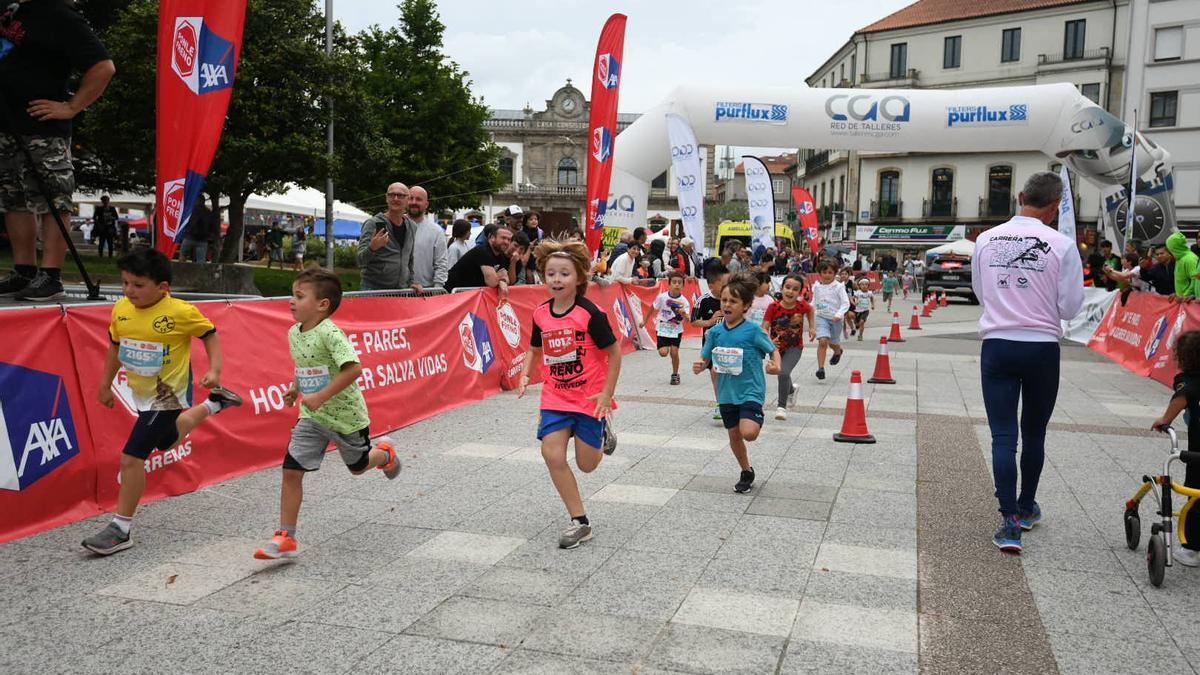 La carrera comenzó con una de las categorías infantiles.