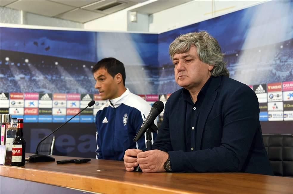 Presentación de Saja, tercer refuerzo del Real Zaragoza