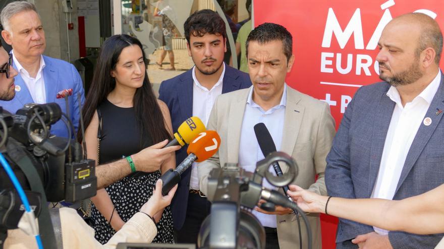 El candidato del PSOE a las elecciones europeas del próximo 9 de junio, Marcos Ros