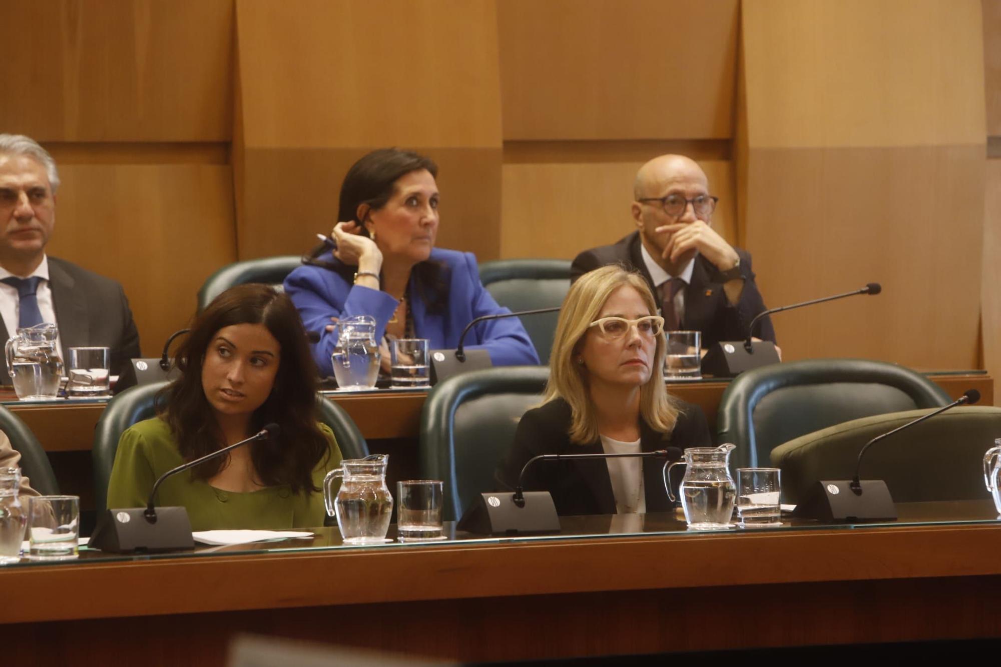 Pleno en el Ayuntamiento de Zaragoza con protesta contra la Ley de Amnistía y Pedro Sánchez