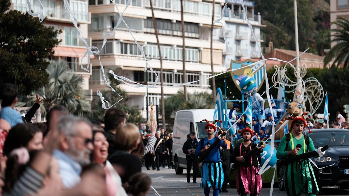Una imagen de la Cabalgata de Málaga, de día.