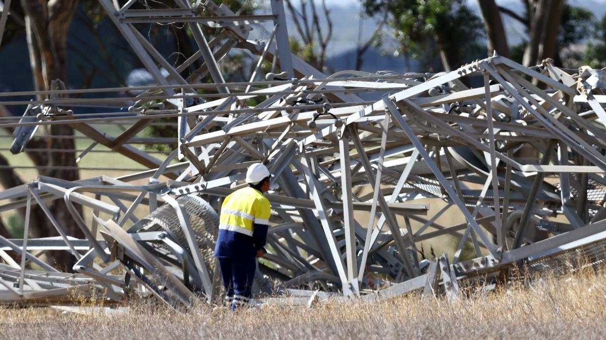 Efectos de los fortísimos vientos en el sur australiano.