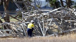 Power outage in Australias Victoria after storms knock down transmission towers