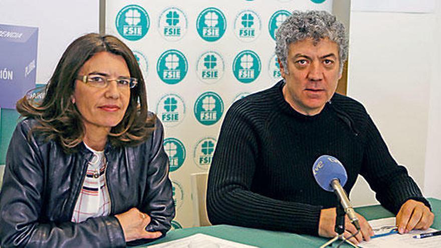 Cerqueiro y Sacarés, en la sede de FSIE.