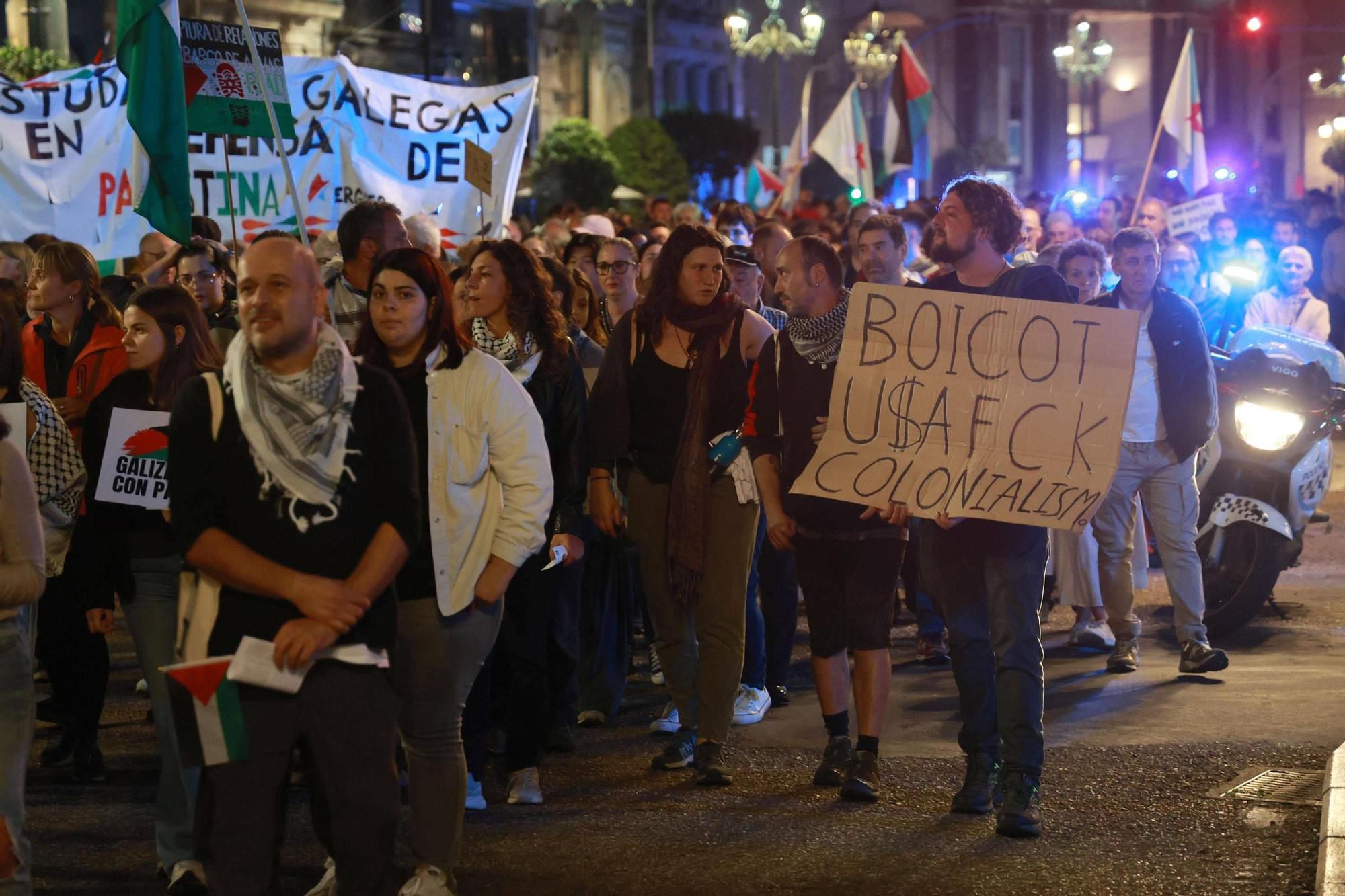 Vigo continúa en pie contra el genocidio de Israel sobre Palestina