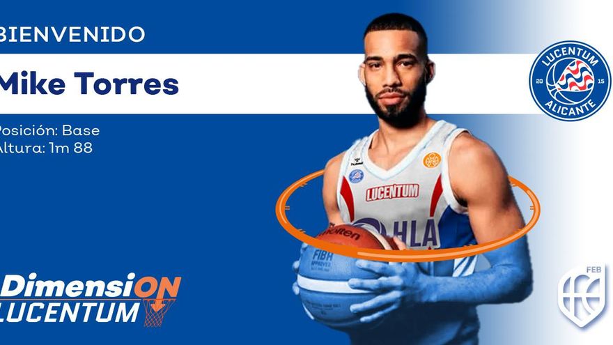 El HLA Alicante ficha al base hispano-dominicano Mike Torres