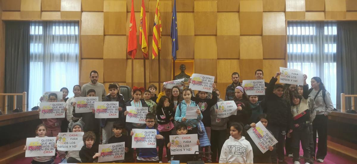 Protesta del alumnado.