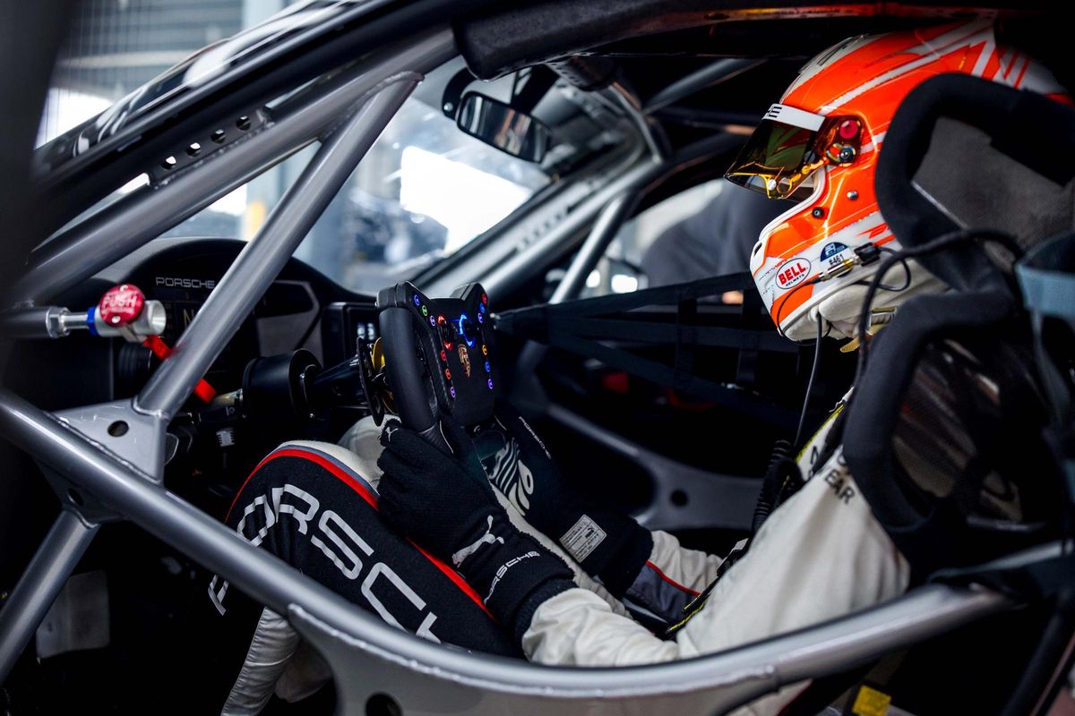 Interior del Porsche 911 GT3 Cup