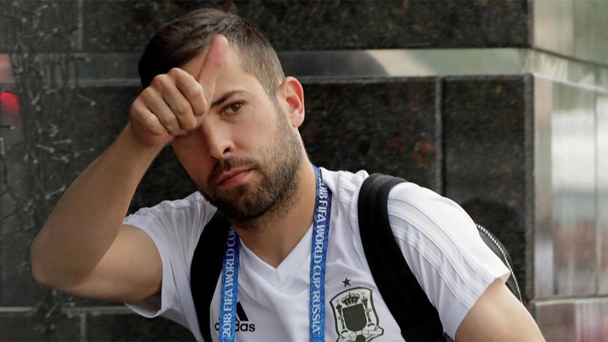 Jordi Alba explica sus impresiones el día después del España-Irán del Mundial de Rusia 2018