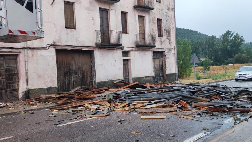 Ribera d’Urgellet podria haver viscut vents similars als «d’un petit tornado»