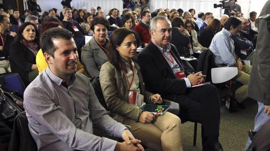 El secretario general del PSRM, Rafael González Tovar, ayer en el Comité Federal del PSOE.