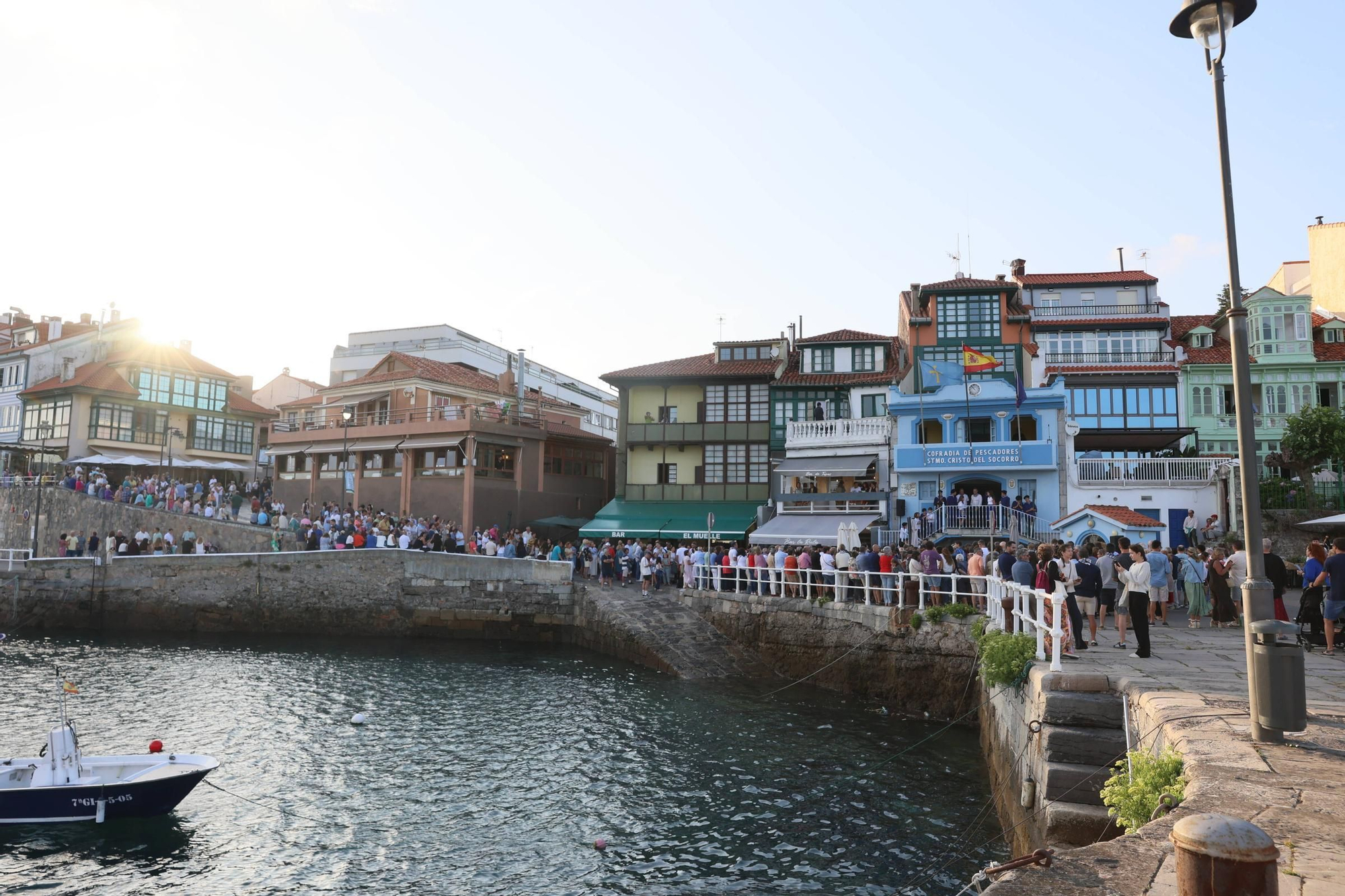 EN IMÁGENES: La procesión de "la llamada de la mar" en el Carmen de Luanco