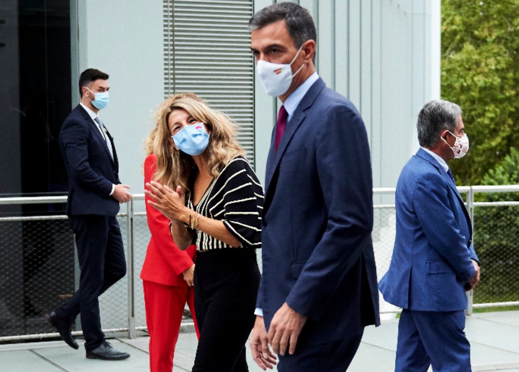 Pedro Sánchez y Yolanda Díaz.