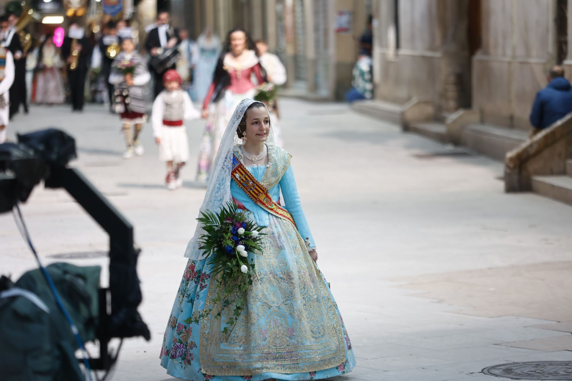Falleras Mayores en la Ofrenda 2025. Día 17 (1/4)