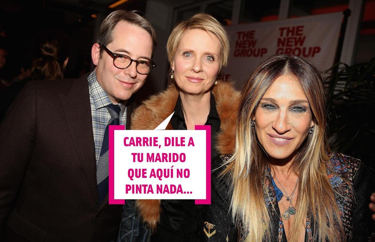 Matthew Broderic, Cynthia Nixon y Sarah Jessica Parker