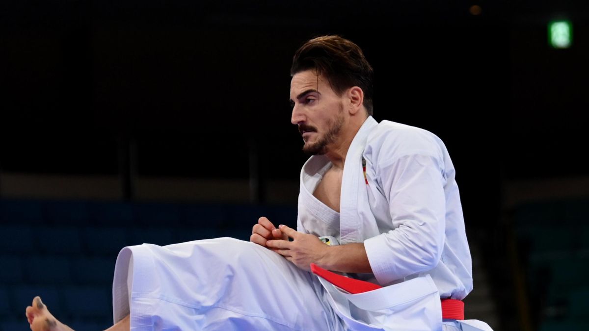 Damián Quintero, en la final de kata.