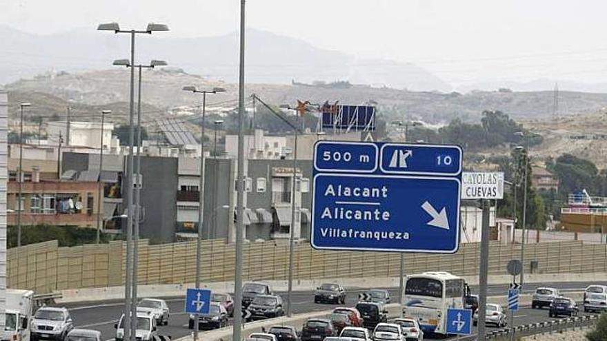 Tráfico Retención kilométrica en la A7